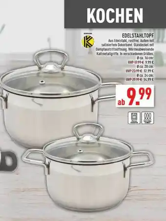 Marktkauf Krüger Edelstahltopf Angebot