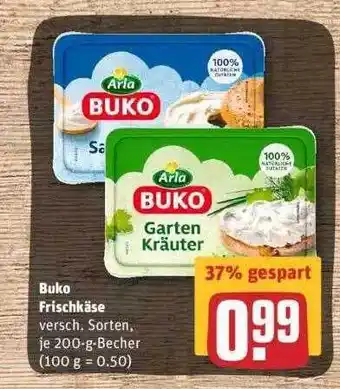 REWE Buko Frischkäse Angebot