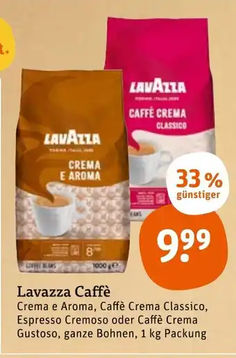 tegut Lavazza Caffè 1 kg Packung Angebot