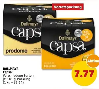 PENNY Dallmayr Capsa 218 g Packung Angebot