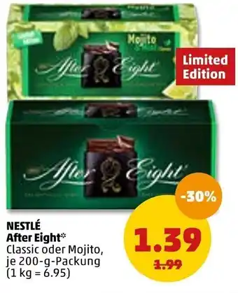 PENNY Nestlé After Eight 200 g Packung Angebot