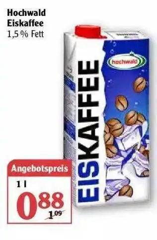 Globus Hochwald Eiskaffee Angebot