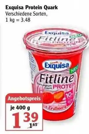 Globus Exquisa Protein Quark Verschiedene Sorten Angebot