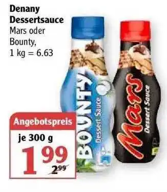 Globus Denany Dessertsauce Angebot