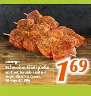 inkoop Bauerngut Schweine Filetspieße Angebot