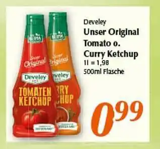 inkoop Develey Unser Original Tomato O. Curry Ketchup Angebot