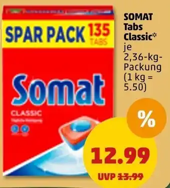 PENNY Somat Tabs Classic 2,36 kg Packung Angebot