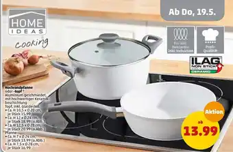 PENNY Home Ideas Cooking Hochrandpfanne oder topf Angebot