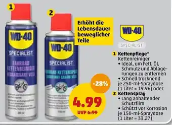 PENNY WD-40 Kettenpflege oder Kettenspray Angebot