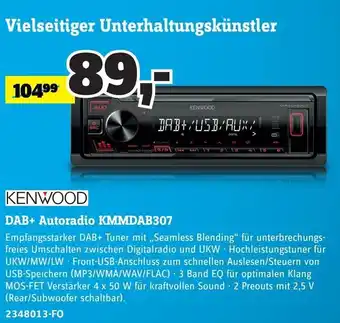 Conrad Kenwood DAB+Autoradio KMMDAB307 Angebot