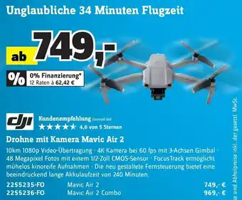 Conrad DJI Drohne mit Kamera Mavic Air 2 Angebot