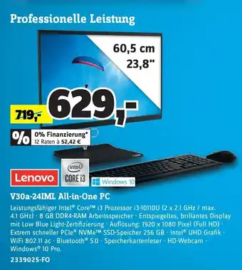 Conrad Lenovo V30a-24IML All in One PC Angebot