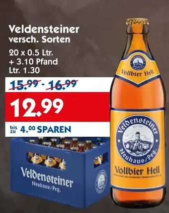 Hol'ab Getränkemarkt Veldensteiner 20x0,5L Angebot