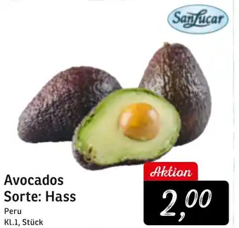 KONSUM SanLucar Avocados Sorte: Hass Angebot