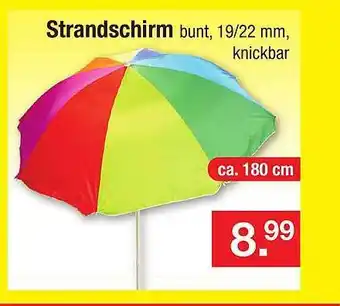 Zimmermann Strandschirm Angebot