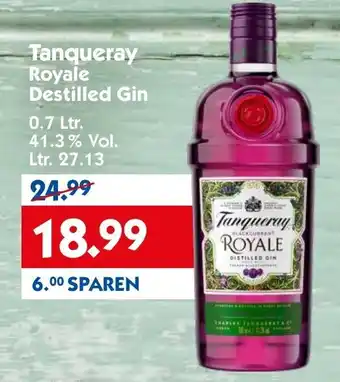 Hol'ab Getränkemarkt Tanqueray Royale Destilled Gin 0,7L Angebot