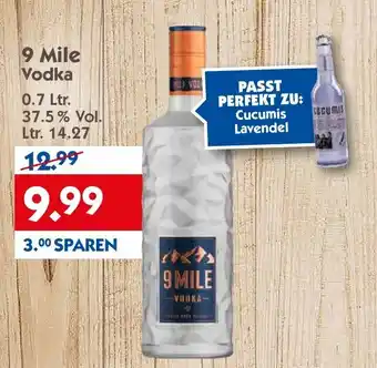 Hol'ab Getränkemarkt 9 Mile Vodka 0,7L Angebot