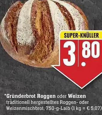 Scheck-in-Center Gründerbort Roggen Oder Weizen Angebot