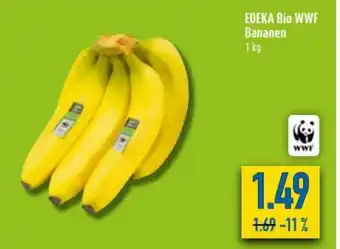 diska Edeka Bio WWF Bananen 1kg Angebot