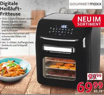 Selgros Gourmetmaxx Digitale Heißluft Fritteuse Angebot