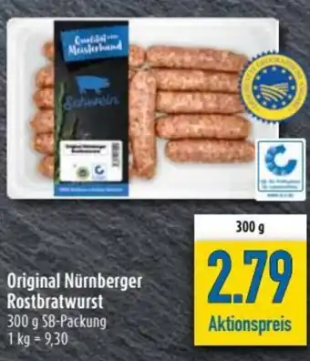 diska Original Nürnberger Rostbratwurst 300g Angebot