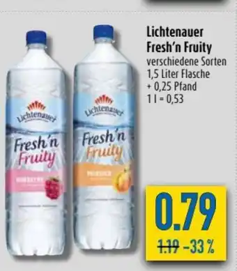 diska Lichtenauer Fresh'n Fruity 1,5L Angebot