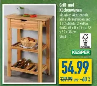 diska Kesper Grill und Küchenwagen Angebot