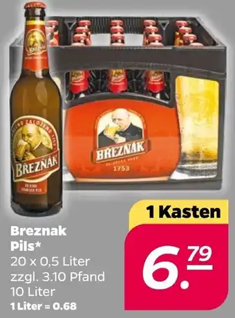 NETTO Breznak Pils 20x0,5 Liter Angebot