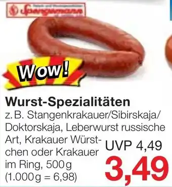 Jawoll Wurst Spezialitäten 500g Angebot