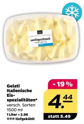 NETTO Gelati Italienische Eisspezialitäten 1500 ml Angebot