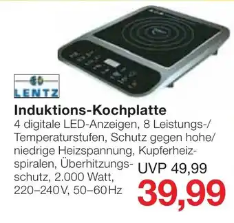 Jawoll Lentz Induktions Kochplatte Angebot