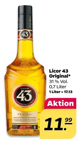 NETTO Licor 43 Original 0,7 Liter Angebot