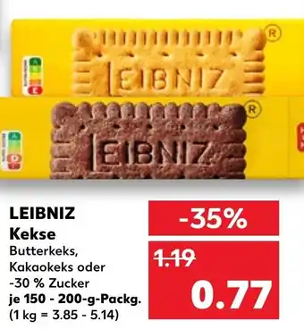 Kaufland Leibniz Kekse 150-200 g Packg. Angebot