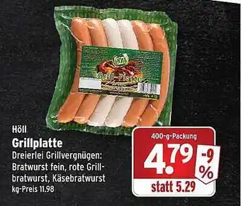 Wasgau Höll Grillplatte Angebot