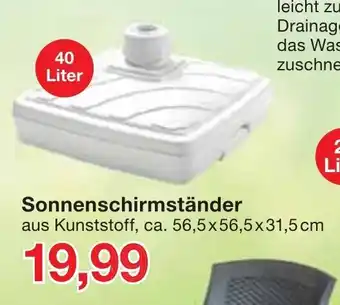 Jawoll Sonnenschirmständer Angebot