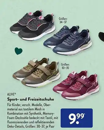 Aldi Süd Alive Sport- Und Freizeitschuhe Angebot