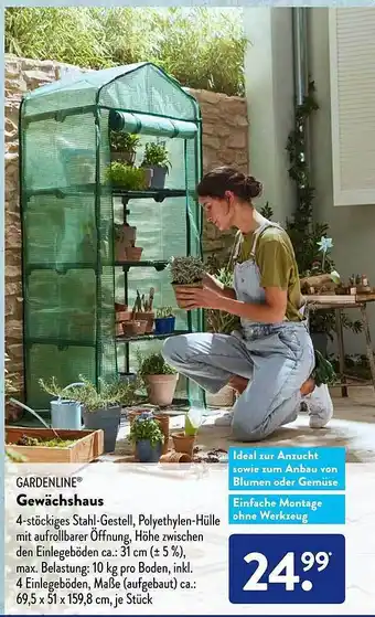 Aldi Süd Gardenline Gewäschshaus Angebot