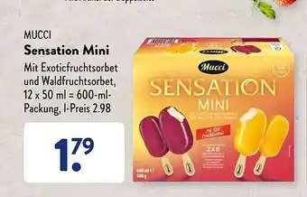 Aldi Süd Mucci Sensation Mini Angebot