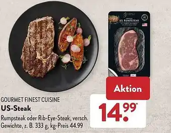 Aldi Süd Gourmet Finest Cuisine Us-steak Angebot