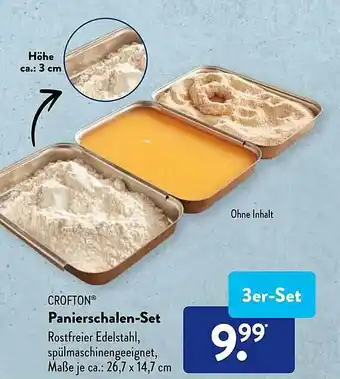 Aldi Süd Crofton Panierschalen-set Angebot