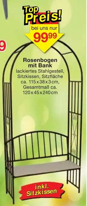 Jawoll Rosenbogen mit Bank Angebot