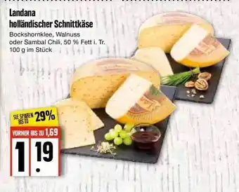 Edeka Landana Holländischer Schnittkäse Angebot