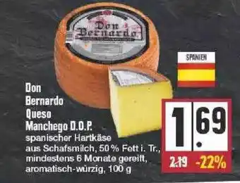 Edeka Don Bernardo Queso Manchego D.o.p Angebot