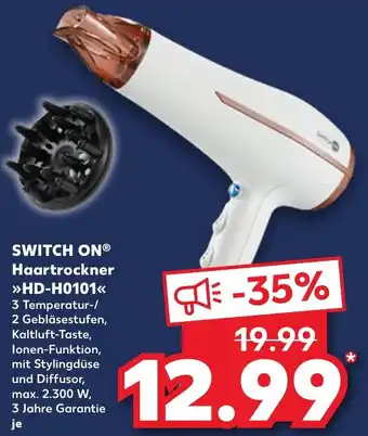 Kaufland Switch On Haartrockner HD-H0101 Angebot