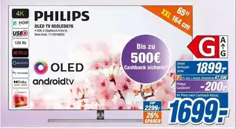 Expert Klein Philips Oled Tv 65oled876 Angebot