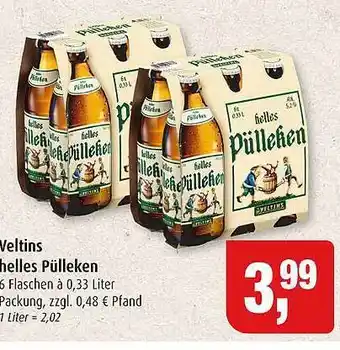 Markant Veltins Helles Pülleken Angebot