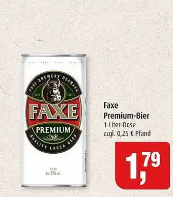 Markant Faxe Premium Bier Angebot