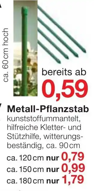 Jawoll Metall Pflanzstab Angebot