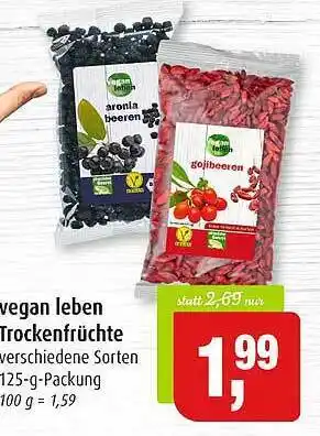 Markant Vegean Lebenn Trockenfrüchte Angebot