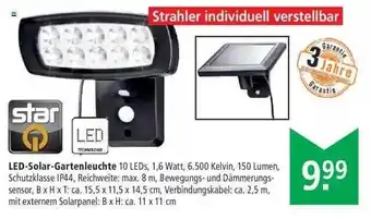 Marktkauf Led-solar-gartenleuchte Angebot